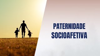 Paternidade socioafetiva [upl. by Nyret]