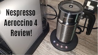 Nespresso Aeroccino 4 Milk Frother Review  Worth upgrading from the Aeroccino 3 [upl. by Navnod]