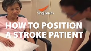 How To Position A Stroke Patient [upl. by Oralle]