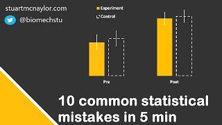 Ten Statistical Mistakes in 5 Min [upl. by Alston]