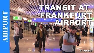 TRANSIT WALK AT FRANKFURT Airport FRA Terminal 1  Connection Flight Transfer Arriving amp Departing [upl. by Shelton]